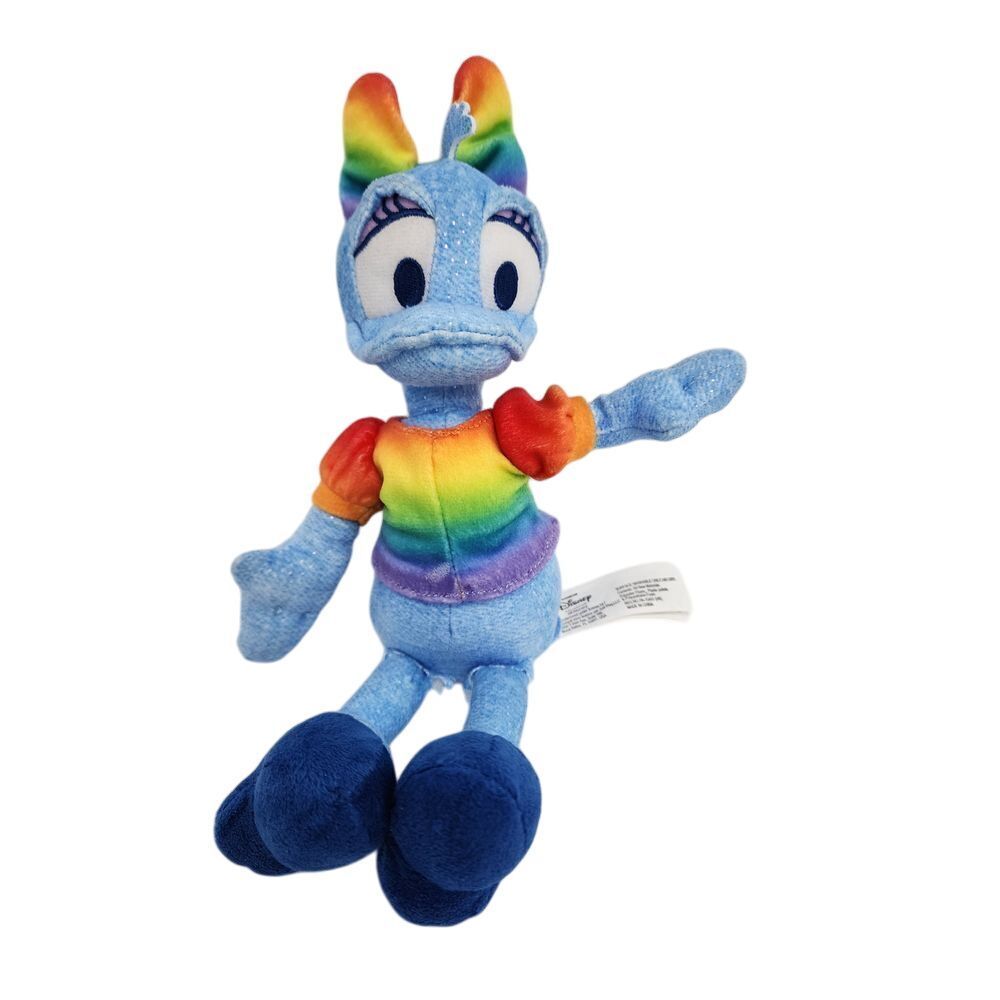 Disney Rainbow Daisy Duck Stuffed Plush Animal Pride‎ Collection Blue